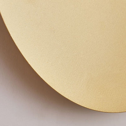Rynx | Orr Modern Round Wall Lamp - Black/White/Gold, Metal, Living Room