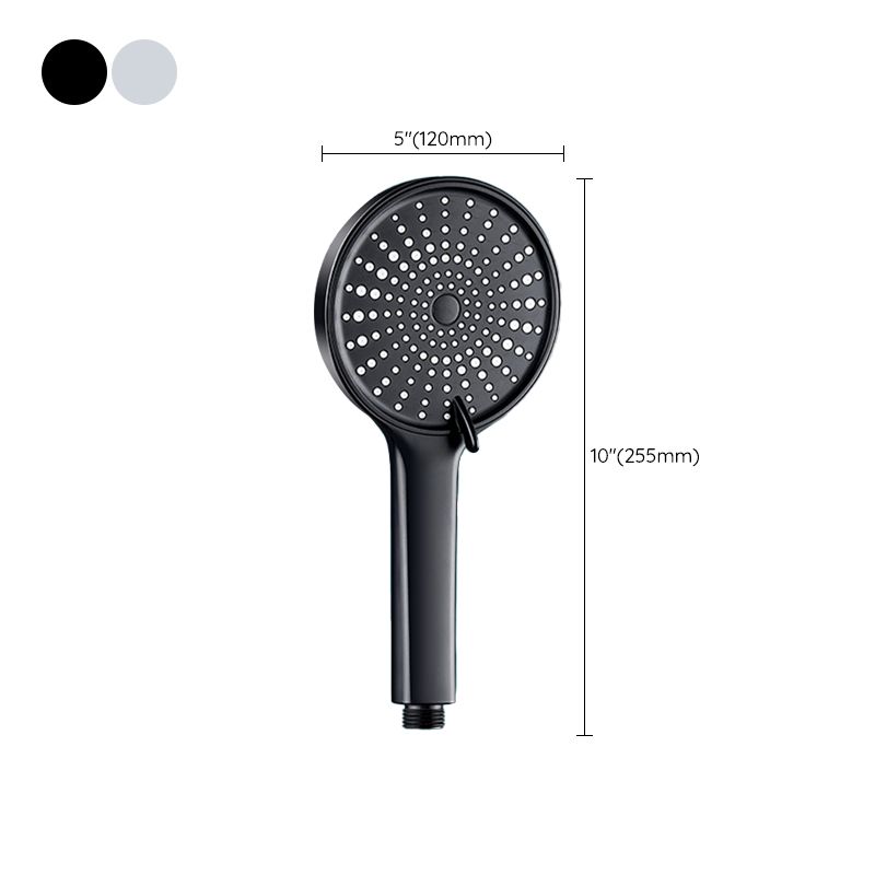 Rynx | Contemporary Round Shower Head Pure Color Handheld Shower