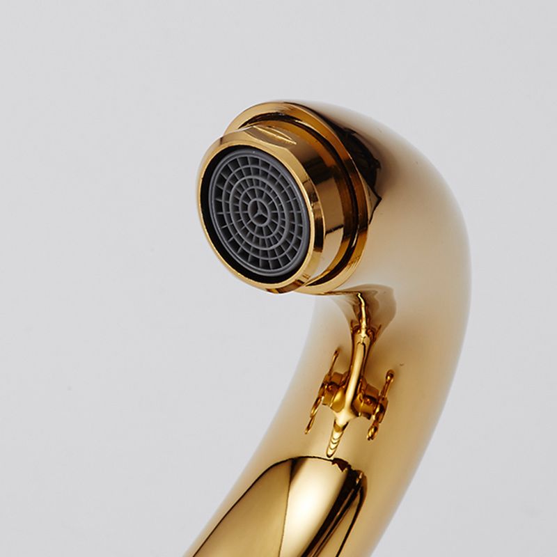 Rynx | Centered Basin Faucet Single Hole Bathroom Faucet with 2 Cross Handles