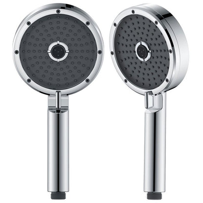 Rynx | Matt Black Hand Shower Modern 3-Stream Round Wall Mounted Hand Shower