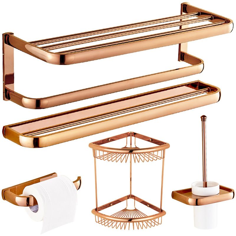 Rynx | 5-piece Vintage Bathroom Accessory Set Brass Fittings Set