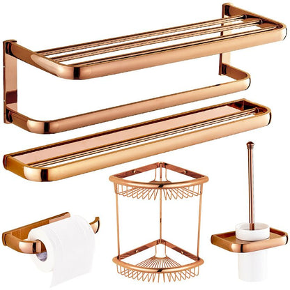 Rynx | 5-piece Vintage Bathroom Accessory Set Brass Fittings Set
