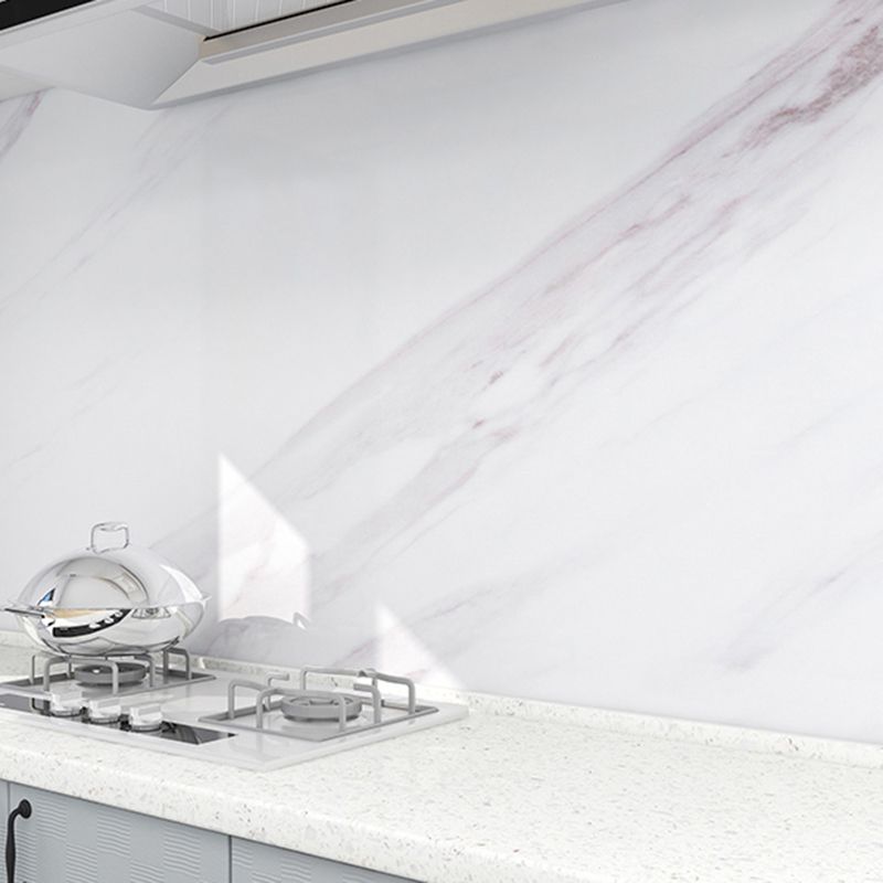 Rynx | Modern splash guard tile waterproof marble print peel and stick tile for the kitchen