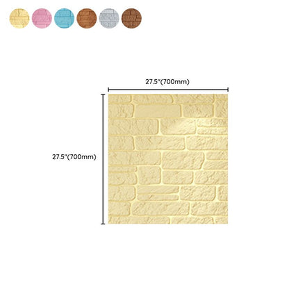 Rynx | Industrial 3D Brick Wall Plank Bathroom Living Room Wall Panel Set of 10