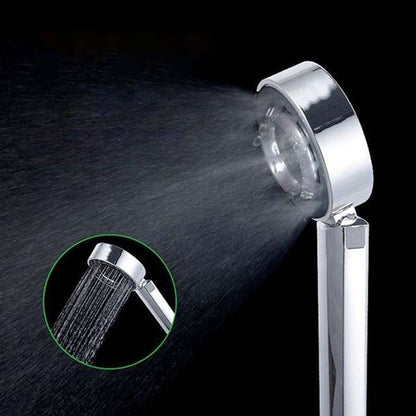 Rynx | Contemporary Wall-Mounted Shower Head Combination Chrome Round Hand Shower