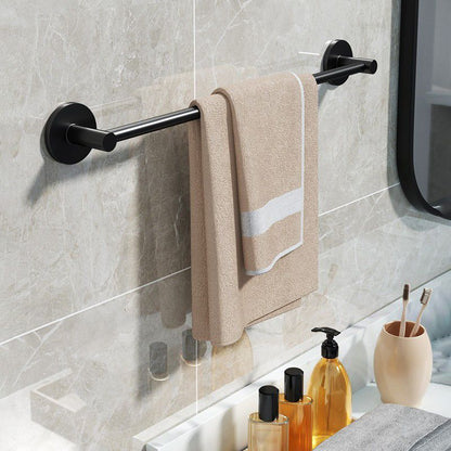 Rynx | Aluminum Bathroom Hardware Set Black Bathroom Accessories Kit Towel Bar