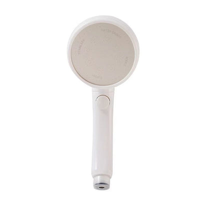Rynx | Plastic Handheld Showerhead White Standard Spray Round Wall Mounted Swivel Showerhead