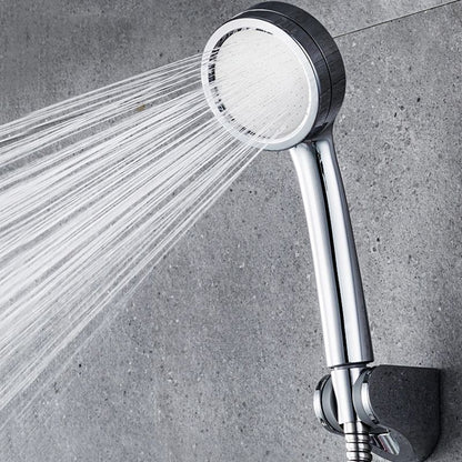 Rynx | Modern hand shower head 5 spray patterns Chrome Round Wall mounted shower head