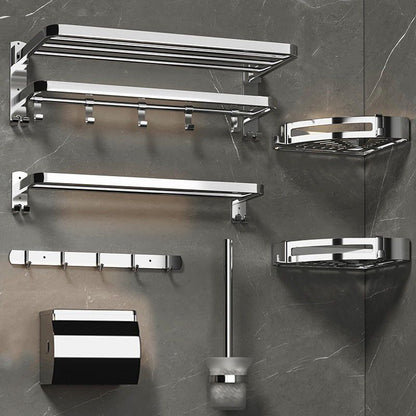 Rynx | Modern Bathroom Accessory Set Paper Holder Bathroom Shelf Stainless Steel Bathroom Hardware