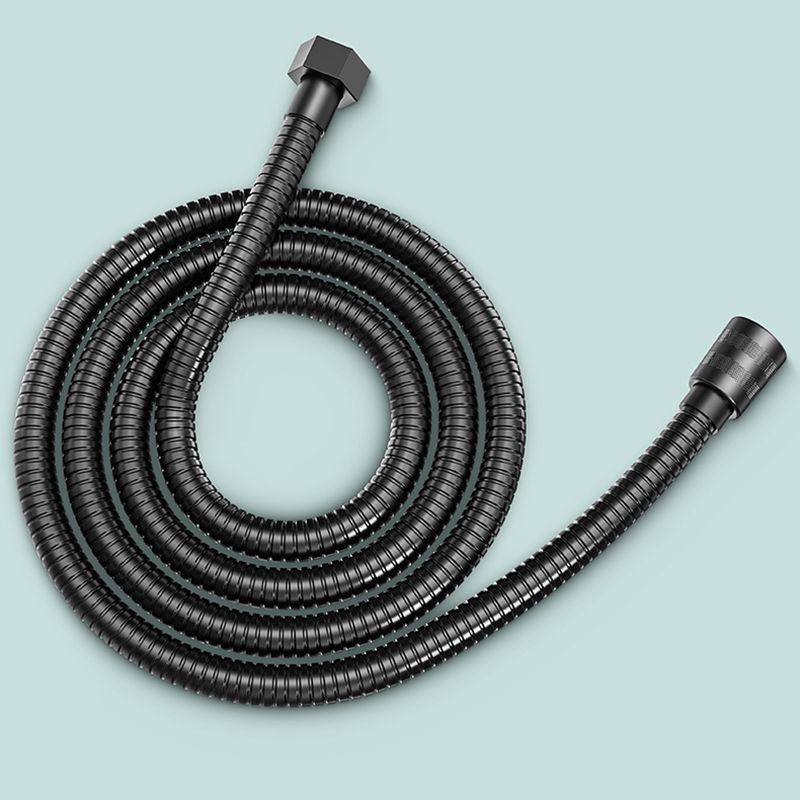 Rynx | Modern 6 Setting Shower Head Adjustable Spray Pattern Matt Black Round Shower Head