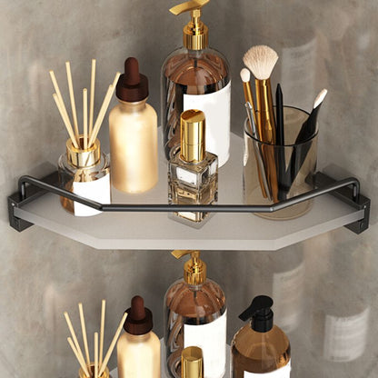 Rynx | Modern Bathroom Accessory Set Bathroom Shelf Towel Holder Black Bathroom Accessory Set