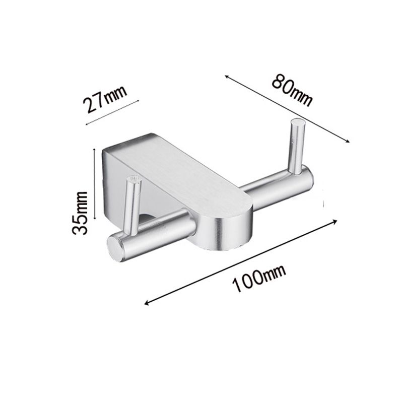 Rynx | 6-piece Chrome Bathroom Accessory as Individual Piece or as Set with Towel Ring Bar