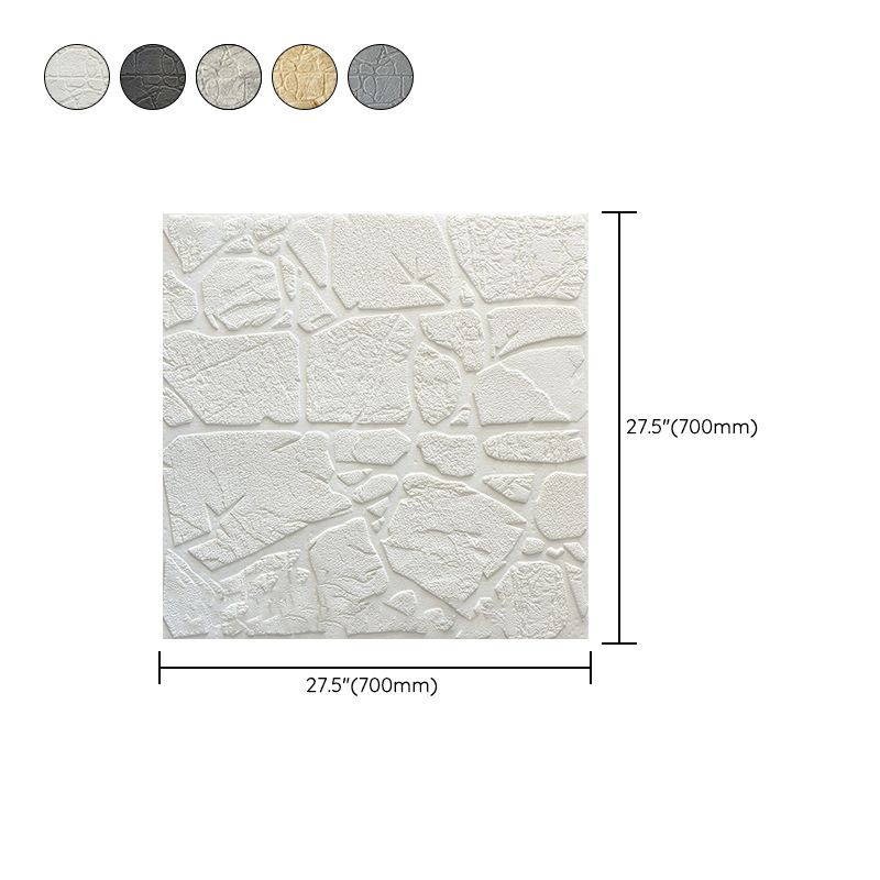 Rynx | Modern Pearl Wainscoting PVC Wall Access Panel Peel and Stick Wall Tile for Bedroom