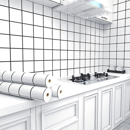 Rynx | Grid Mosaic Peel & Stick Tile Waterproof Kitchen Wallpaper