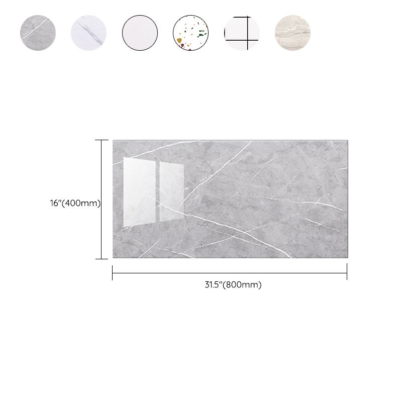 Rynx | Single Tile Peel and Stick Back Wall Waterproof Wallpaper with Rectangular Shape