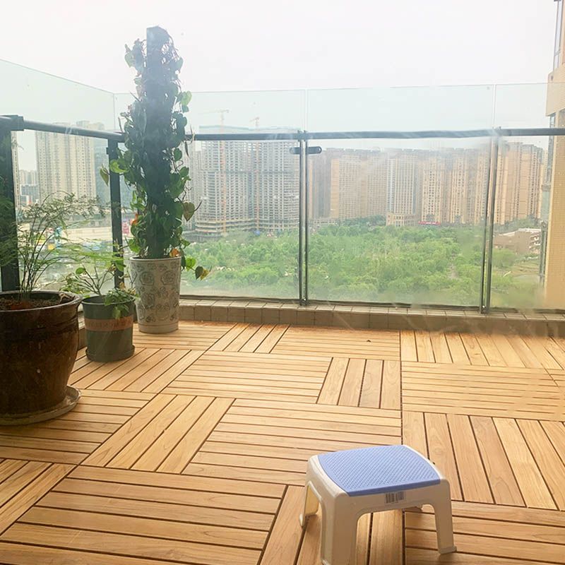 Rynx | Connected outdoor floor tiles wooden planks