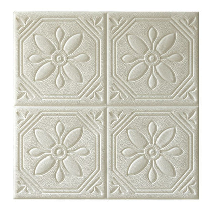 Rynx | Modern Wall Panel Floral 3D Print Peel and Stick Waterproof Wall Panels