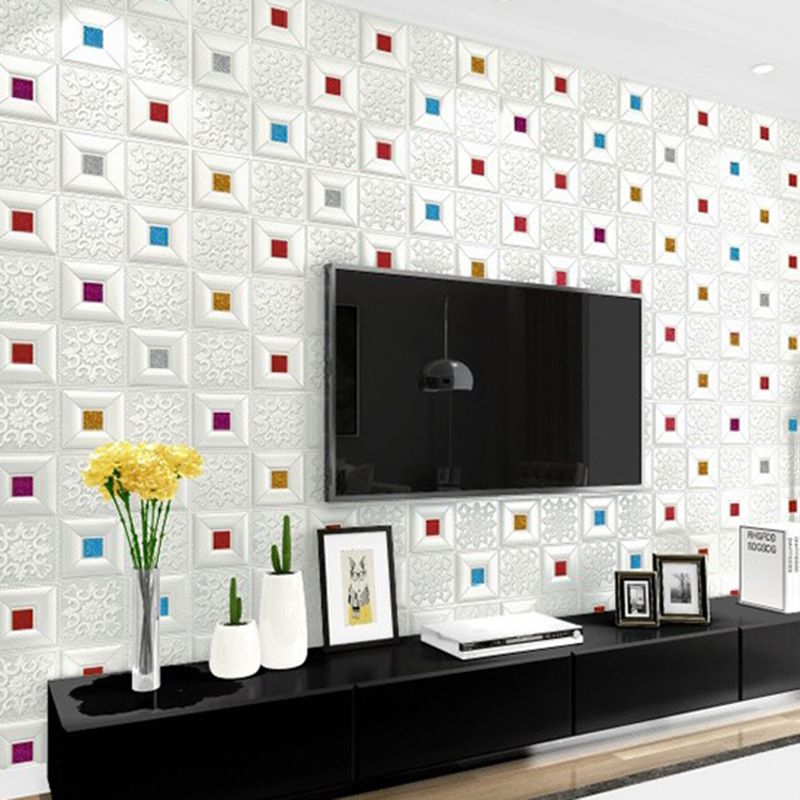 Rynx | Modern wall covering foam 3D embossed peel and stick wall panel
