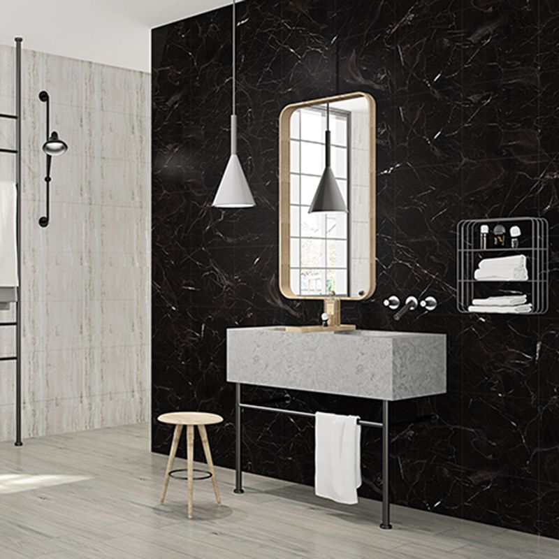 Rynx | Contemporary Peel-and-Stick Wall Tiles Bathroom Field Tiles Wallpaper