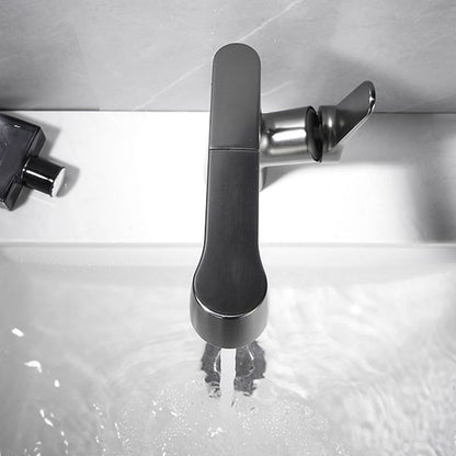 Rynx | 1-Handle Brush Nickel Widespread Faucet Single Hole Bathroom Vessel Faucet with Brass