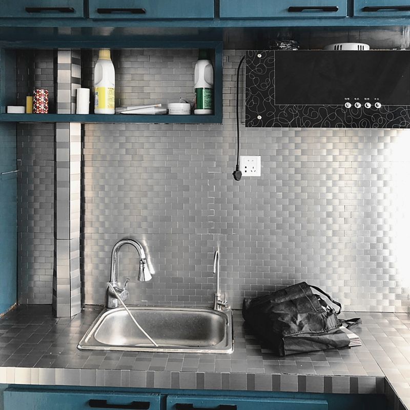 Rynx | Square Peel & Stick Mosaic Tile Waterproof Mosaic Tiles Wallpaper