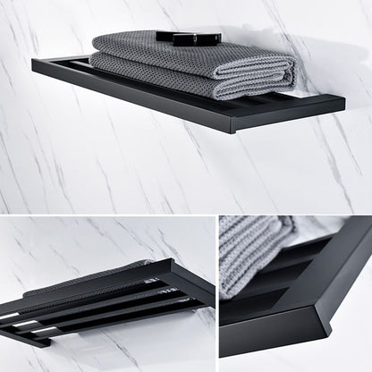 Rynx | 5-piece Modernism Bathroom Accessory Set in Matte Black Stainless Steel