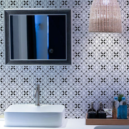 Rynx | Print Plastic Peel & Stick Tile Field Tile for Splash Guard Wall