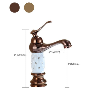 Rynx | Luxury Vessel Faucet Brass Lever Handles Low Arc Sink Faucet