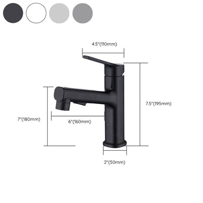 Rynx | Round Vessel Sink Bathroom Faucet Simple Style Faucet with Brass Material