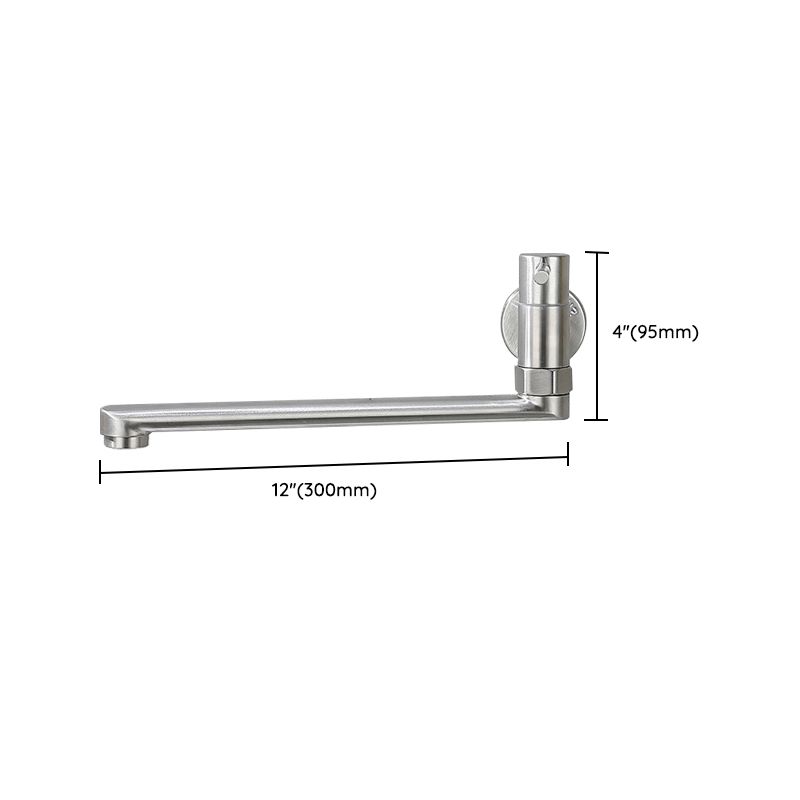 Rynx | Kitchen faucet pot filling valve single handle swivel stainless steel kitchen faucet