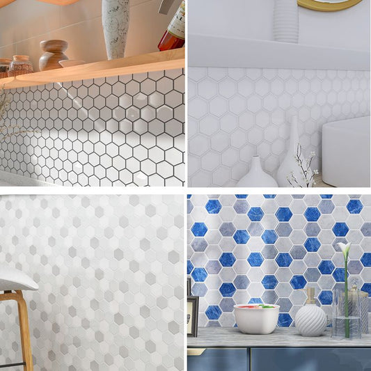 Rynx | Square Peel and Stick Back Wall Modern Plastic Peel and Stick Back Wall