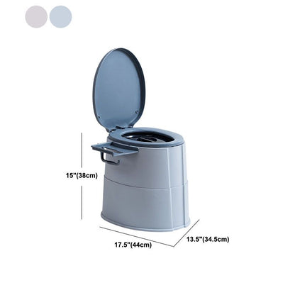 Rynx | Contemporary plastic floor-mounted toilet bowl with toilet seat for the bathroom