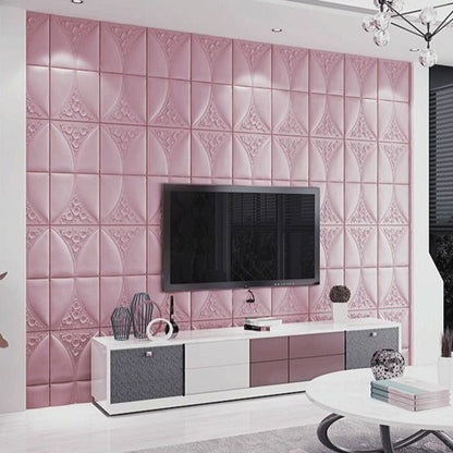 Rynx | Modern Style Plastic Wall Panel Living Room Peel and Stick 3D Wall Covering
