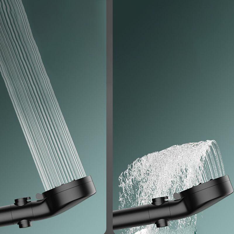 Rynx | Bathroom Shower Head 5-Stream Round Hand Shower Holder Wall Mount Shower Head
