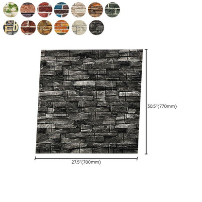 Rynx | Industrial Wall Panel 3D Brick Wall Panels Waterproof Stickers Wall Tiles Set of 10