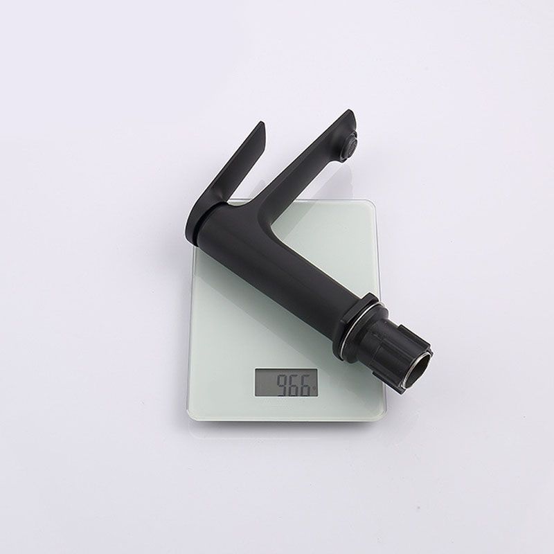 Rynx | Modern Container Faucet Brass Lever Handles Low Arc Sink Bathroom Faucet