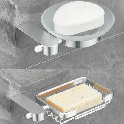 Rynx | 6-piece Chrome Bathroom Accessory as Individual Piece or as Set with Towel Ring Bar