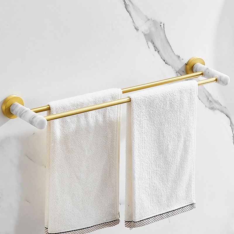 Rynx | 7-piece bathroom accessory set marble and metal bathroom hardware