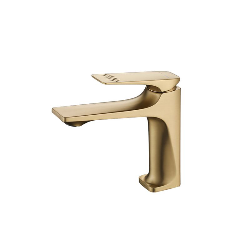 Rynx | Modern Bathroom Faucet Brass Deep Arc Lever Handle with Faucet Hose