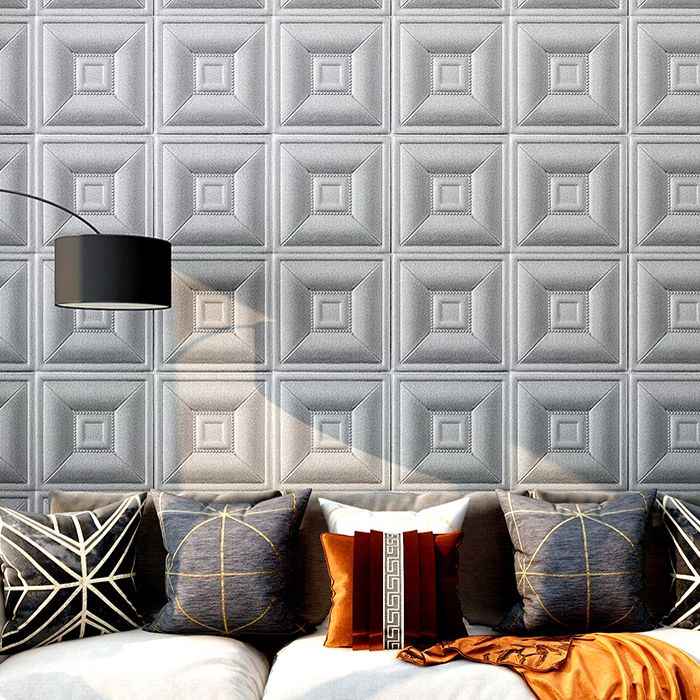 Rynx | Beautiful Style Wall Panel 3D Print Bathroom Living Room Wall Panels with Padding