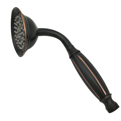Rynx | Traditional Handheld Shower Head with Hose Polished Brass Wall Mounted Shower Head