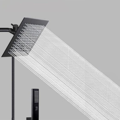 Rynx | Traditional Square Dual Shower Heads Metal Wall Mounted Dual Shower Heads
