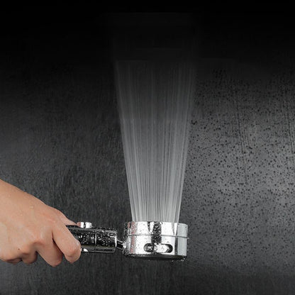 Rynx | Modern Handheld Showerhead 3 Spray Round Metal Shower Heads