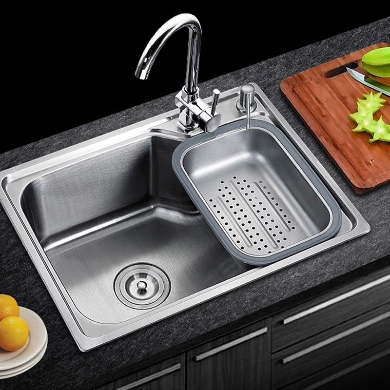 Rynx | Modern Style Kitchen Sink Dirt Resistant Vanity Kitchen Sink with Drain Kit