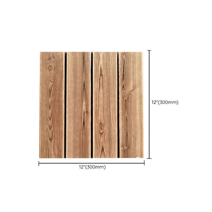 Rynx | Pine Floor Tile Water Resistant Click-Lock Traditional Wood Floor for Living Room