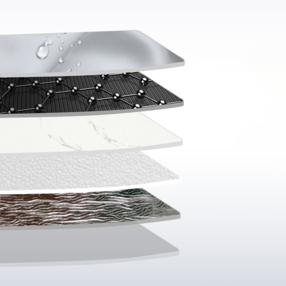 Rynx | Marbling waterproof PVC tin backing for peeling and attaching interior panels
