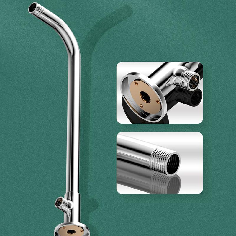 Rynx | Modern Showerhead Combination Double Showerhead Polished Stainless Steel Wall Mounted Showerhead
