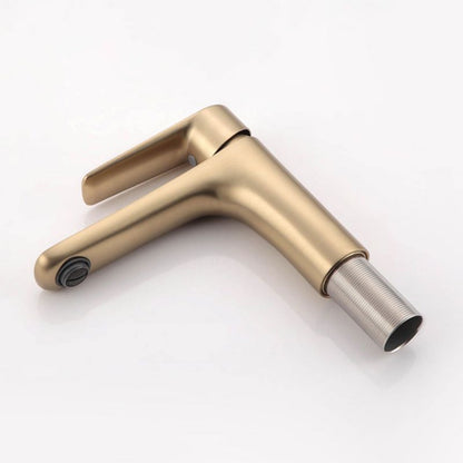Rynx | Light Luxury Sink Faucet with Lever Handle Single Hole Bathroom Faucet