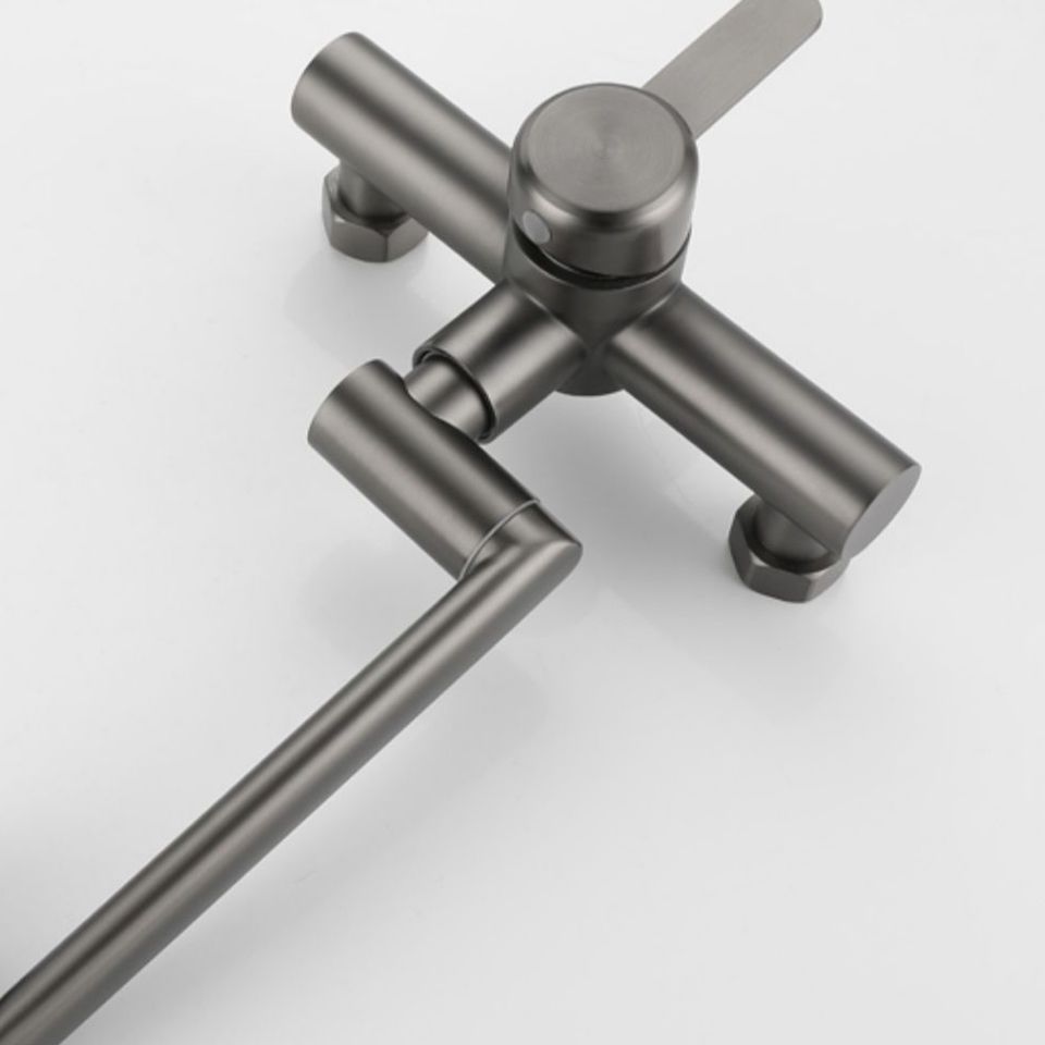 Rynx | Modern Wall-Mounted Kitchen Faucet Single Lever Faucet in Chrome