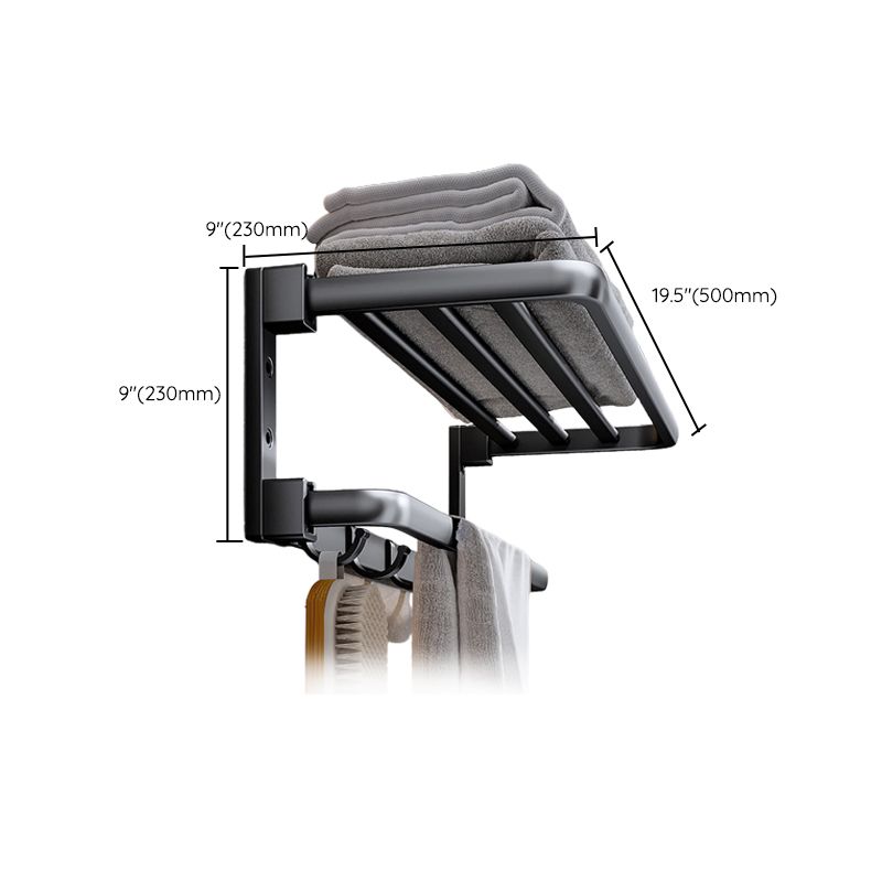 Rynx | Modern black bathroom accessory set towel holder bathroom fittings
